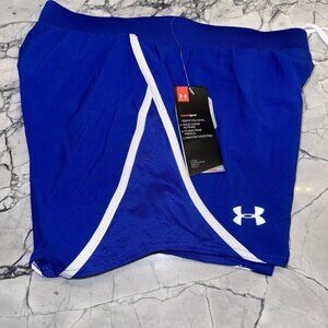 Under Armour Women’s XS Blue Lined Athletic Shorts NEW